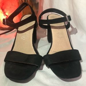 Black Heeled Sandals